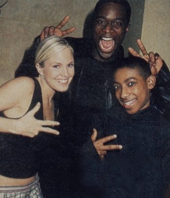 candid0029.jpg - Terri with Paul Taylor (Isaac, ATWT) and Ernest Waddell (Curtis, ATWT)