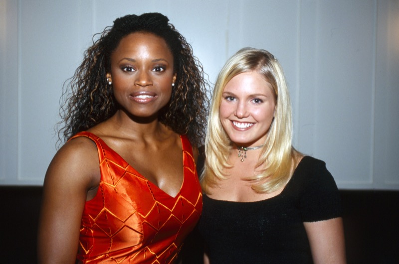 candid0032a.jpg - Terri with Cassandra Creech (Denise)