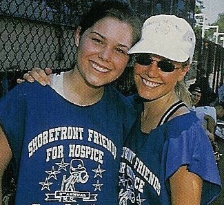 candid0040.jpg - Terri with Kristina Sisco (Abigail, ATWT) in 2000 (Photo by Steven Bergman)