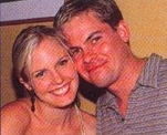 candid0053.jpg - Terri and Trent Dawson (Henry, ATWT) at her engagement party in 2001 (Photo by Sue Coflin)