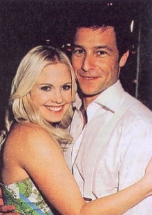 candid0128.jpg - Terri with Mark Collier (Mike, ATWT) at the ATWT 49th Anniversary Party on March 30, 2005 (Photo by Steven Bergman)