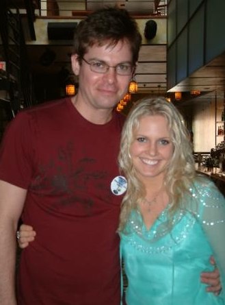 candid0131.jpg - Terri with Trent Dawson (Henry, ATWT) at a Martinis For Henry event on April 16, 2005  (Photo by Claudine)