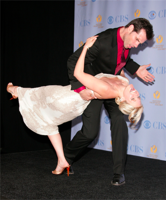 candid0207.jpg - Austin Peck (Brad, ATWT) with Terri at the 34th Annual Daytime Emmy Awards held at the Kodak Theatre on June 15, 2007 in Hollywood, California.