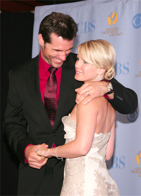 candid0217.jpg - Austin Peck (Brad, ATWT) with Terri at the 34th Annual Daytime Emmy Awards held at the Kodak Theatre on June 15, 2007 in Hollywood, California (Photo by Frazer Harrison)