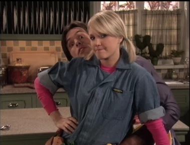 candid0224.jpg - Austin Peck (Brad, ATWT) with Terri in an Oakdale Now promo