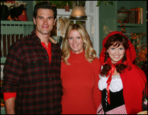 candid0235.jpg - Terri (with red hair) and Austin Peck (Brad, ATWT) and Sandra Lee (Photo by George De Sota)