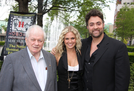 candid0269.jpg - Terri with Charles Durning and her husband Arthur attend the Opening Night of the 3rd annual Hoboken International Film Festival on May 30th, 2008 (Photo by Steven Bergman)