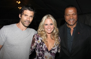 candid0270.jpg - Terri with her iMURDERS co-stars, Frank Grillo and Billy Dee Williams at the 2008 Hoboken International Film Festival  (Photo by Steven Bergman)