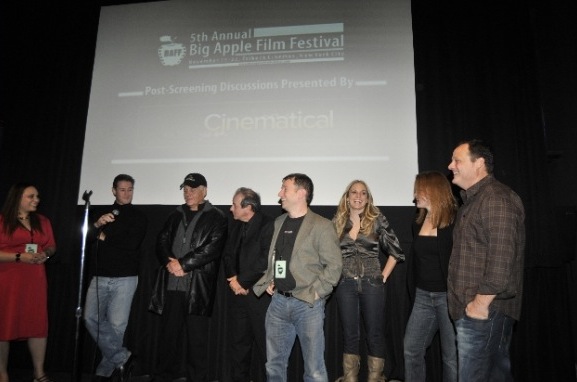candid0273.jpg - Terri with the iMurders cast at the Big Apple Film Festival in 2008