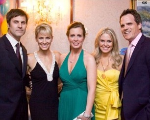 candid0329.jpg - Terri with Jon Hensley,  Kelley Menighan Hensley, Martha Byrne and Michael Park at the "Angels For Hope" charity event benefiting St. Jude Children's Research Hospital  at The Estate at Florentine Gardens on May 29, 2009