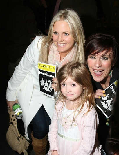 candid0364.jpg - Terri with her daughter Julia and Colleen Zenk  at the opening night of ImaginOcean on March 31, 2010 at New World Stages, New York City, New York. (Photo by Sue Coflin)