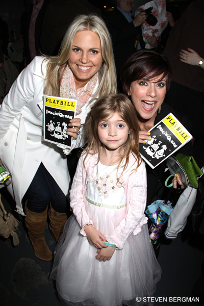 candid0365.jpg - Terri with her daughter Julia and Colleen Zenk  at the opening night of ImaginOcean on March 31, 2010 at New World Stages, New York City, New York. (Photo by Steven Bergman)