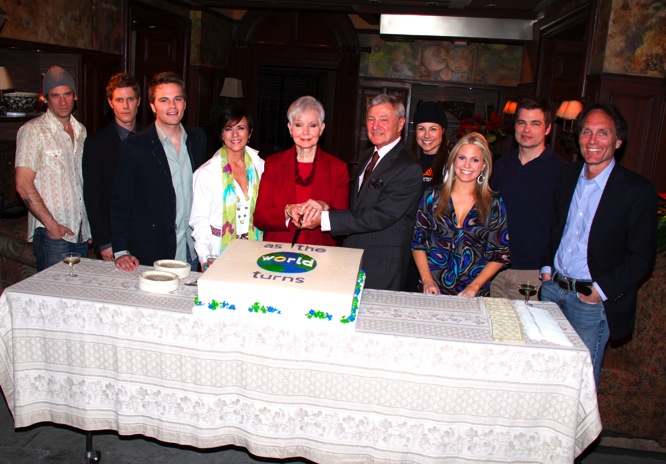 candid0367.jpg - Terri with other cast members at the As The World Turns 54th Anniversary Party, held on the studio floor on April 2, 2010. (Photo by Steven Bergman) (Thanks to 'Julie Pinson Online' for this picture)