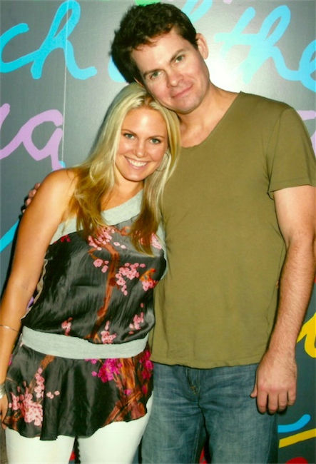 candid0452.jpg - Terri with Trent Dawson at the last performance of The Revival in New York on September 25, 2010 (Photo by Steven Bergman)