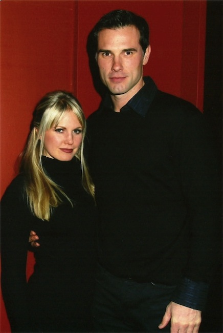 candid0484.jpg - Terri with Austin Peck at the Opening night of the Off-Broadway production of 'Dracula' at the Little Shubert Theatre in New York City on January 5, 2011 (photo by Steven Bergman)