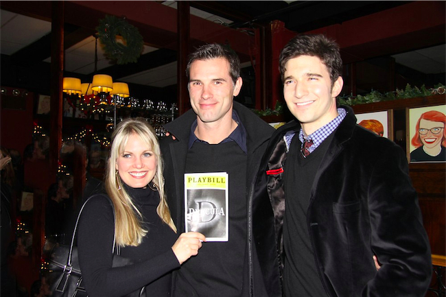 candid0486.jpg - Terri with Austin Peck and Jake Silbermann at the Opening night after party of the Off-Broadway production of 'Dracula' at Sardis in New York City on January 5, 2011 (thanks to terriconn.proboards.com for this picture)