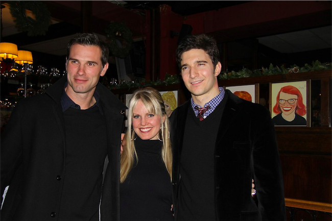 candid0487.jpg - Terri with Austin Peck and Jake Silbermann at the Opening night after party of the Off-Broadway production of 'Dracula' at Sardis in New York City on January 5, 2011 (thanks to terriconn.proboards.com for this picture)
