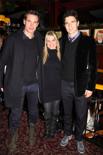 candid0488.jpg - Terri with Austin Peck and Jake Silbermann at the Opening night after party of the Off-Broadway production of 'Dracula' at Sardis in New York City on January 5, 2011 (thanks to terriconn.proboards.com for this picture)