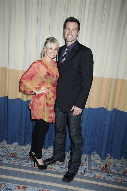 candid0507.jpg - Terri with Austin Peck at the 26th Annual Starlight Children's Foundation Gala on March 16, 2011 at The Marriott Marquis Hotel in New York City