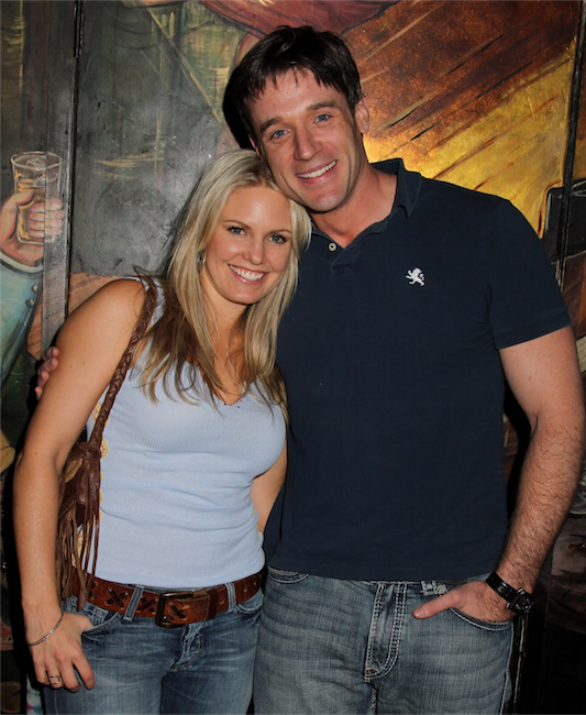 candid0536.jpg - Terri with Tom Degnan at the Love Out Loud 2011 Aids Walk Fundraiser on May 11, 2011