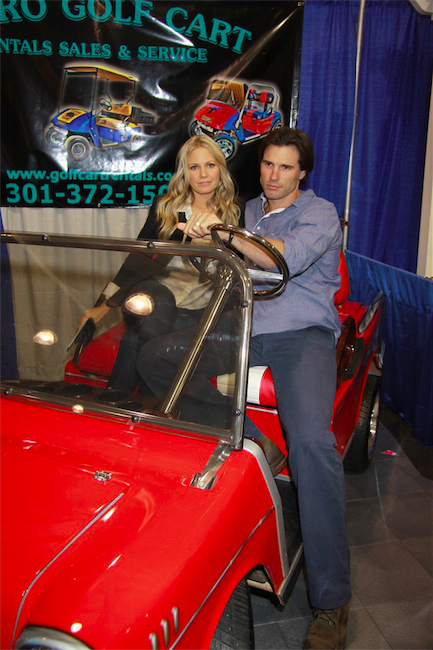 candid0604.jpg - Terri with Austin Peck at the Great Big Home Show in Waldorf, Maryland on October 16, 2011