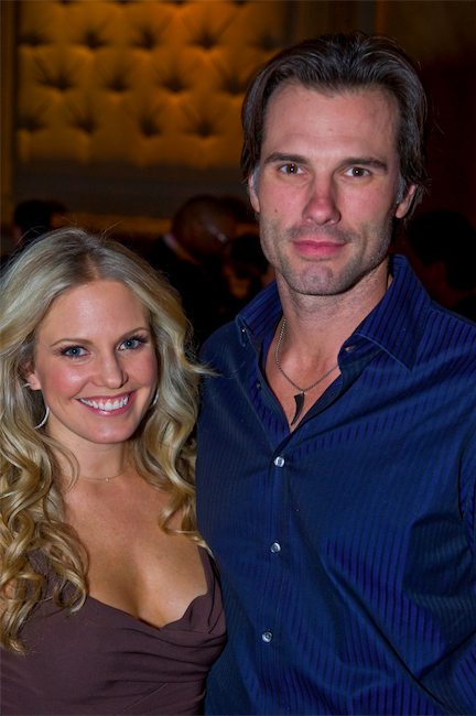 candid0622.jpg - Terri and Austin Peck at the One Life to Live Wrap Party on November 18, 2011 at Capitale in New York City (photo by Rob Santeramo)