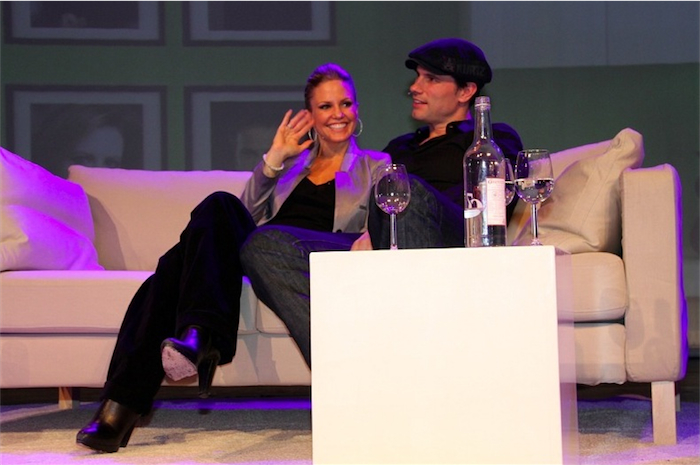 candid0652.jpg - Terri with Austin Peck at the Farewell As The World Turns event in Amsterdam on February 19, 2012 (Photo by Anneke Visser)