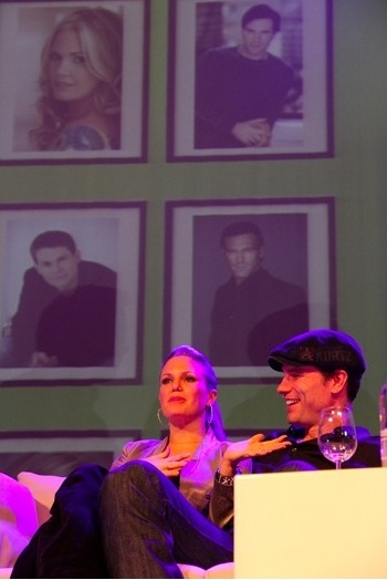 candid0653.jpg - Terri with Austin Peck at the Farewell As The World Turns event in Amsterdam on February 19, 2012 (Photo by Anneke Visser)