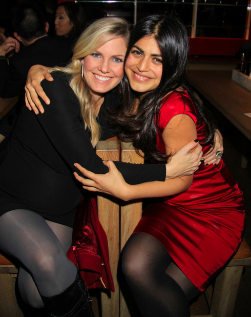 candid0674.jpg - Terri with Shenaz Treasury at the premiere of "Excuse Me For Living" on October 12, 2012 at AMC Loews Village 7, New York City (photo by Sue Coflin/Max Photos)