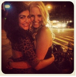 candid0693.jpg - Terri and Shenaz Treasury in June 2013 - courtesy of Terri's Instagram page