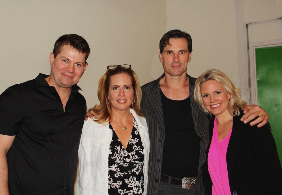 candid0763.jpg - Terri with Trent Dawson, Martha Byrne, and Austin Peck at 'The F' Benefit on June 22, 2018 (Photo by Sue Coflin/Max Photos)