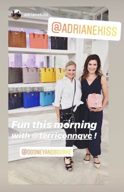 candid0773.jpg - Terri with Adriane Kiss at QVC in June 2019 - courtesy of Terri's Instagram page