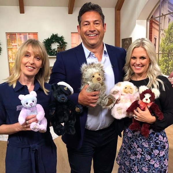 candid0778.jpg - Terri with Charlie Morris and William Morris at QVC in July 2019 - courtesy of Terri's Instagram page
