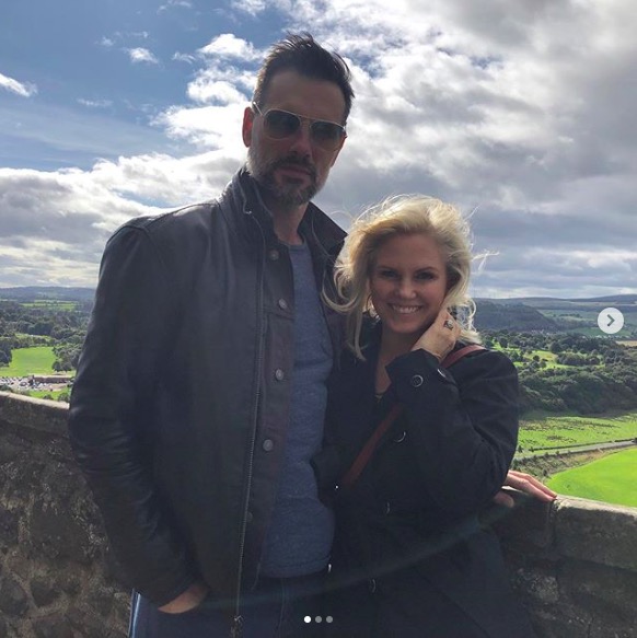 candid0782.jpg - Terri with Austin Peck in September 2019 at Stirling Castle, Scotland  - courtesy of Terri's Instagram page