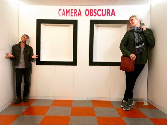 candid0784.jpg - Terri with Austin Peck in September 2019 at Camera Obscura and World of Illusions - courtesy of Terri's Instagram page