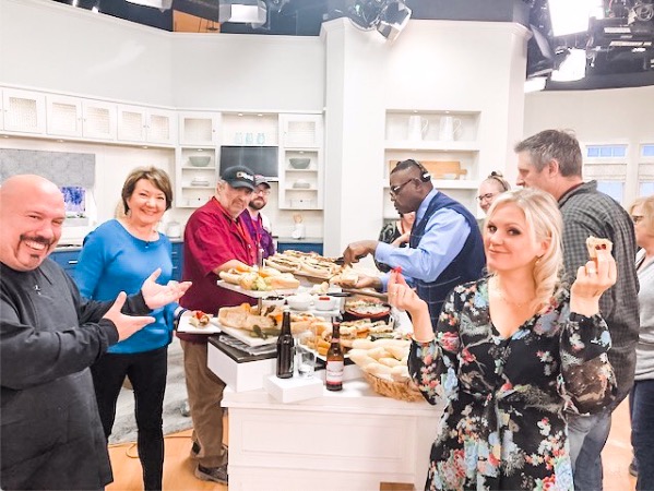 candid0796.jpg - Terri with Tony Luke jr and crew in January 2020 - courtesy of Terri's Instagram page