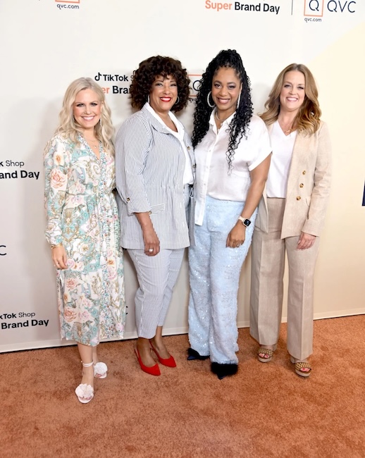 candid0833.jpeg - Terri with Leah Williams, Monifa Days, and Mary DeAngelis in May 2025 - courtesy of Terri's Instagram page