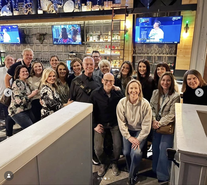 candid0845.png - Terri with Peyton Kelley and friends in March 2026 - courtesy of Terri's Instagram page
