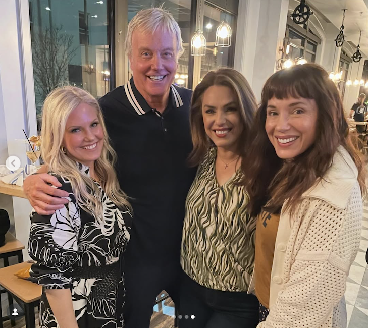 candid0846.png - Terri with Rick Domeier, Rosina Grosso, and Sandra Bennett in March 2026 - courtesy of Terri's Instagram page