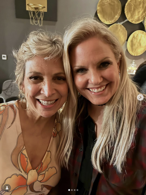 candid0847.png - Terri with Maria McCool in April 2026 - courtesy of Terri's Instagram page