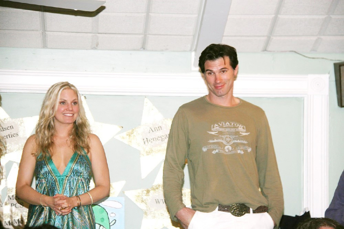 austin0150.jpg - Terri with Austin at the 12th Annual SWFL SoapFest - A Night of the Stars on May 15, 2010 at Bistro Soleil at the historic at the Olde Marco Inn, Marco Island, FLA  (Photo by Sue Coflin/Max Photos)