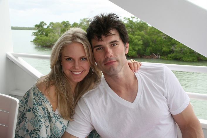 austin0155.jpg - Terri with Austin at the 12th Annual SoapFest - Cruisin' & Schmoozin' on May 16, 2010 - Marco Island, FLA (Photo by Sue Coflin/Max Photos)