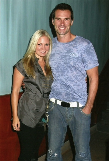 austin0176.jpg - Terri with Austin at Latitude Bar & Grill in New York City for a special screening of As The World Turns final episode on September 17, 2010 (Photo by Steven Bergman)