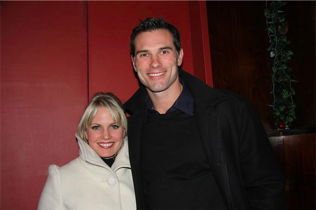 austin0196.jpg - Terri with Austin at the Opening night of the Off-Broadway production of 'Dracula' at the Little Shubert Theatre in New York City on January 5, 2011