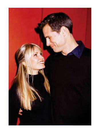 austin0199.jpg - Terri with Austin at the Opening night of the Off-Broadway production of 'Dracula' at the Little Shubert Theatre in New York City on January 5, 2011 (photo by Steven Bergman)