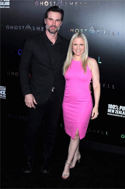 austin0398.jpg - Terri with Austin at the Ghost In The Shell's New York Premiere on March 29, 2017 (photo by Steven Bergman)