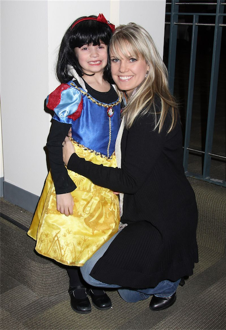 children0035.jpg - Terri with her daughter Julia at the Disney On Ice's 'Princess Wishes' opening night at Madison Square Garden on January 21, 2011 in New York City