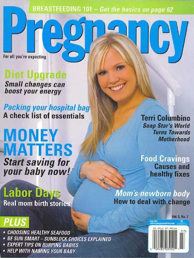 t0187.jpg - Pregnancy magazine cover, 2004