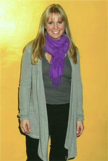 t0574ma.jpg - Terri at Catherine Hickland's Christmas dinner for The West End Intergenerational Residence on December 16, 2010 (photo by Steven Bergman)