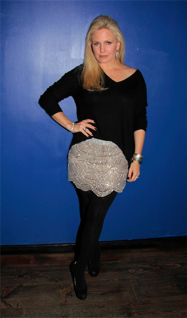 t0658.jpg - Terri at the Weight: The Series premiere party held at Galway Pub, New York City on October 8, 2014 (Photo by Sue Coflin/Max Photos)